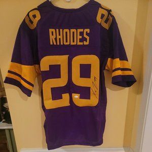 Xavier Rhodes Autograph Signed Custom Jersey JSA COA Minnesota Vikings
